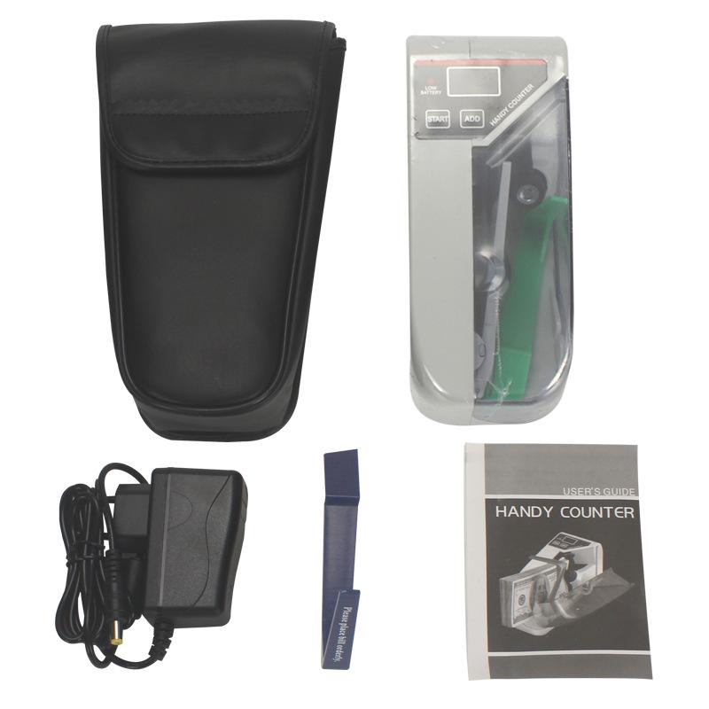 V30 Numărător Portabil de Mână Multi-Valutar USD cu Adaptor de Baterie