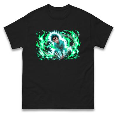 T-shirt Homme Femme Naruto Shippuden Rock Lee Top