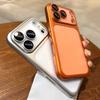 Transparent Phone Case for IPhone 17 16 15 14 13 Pro Max Plating Frame Lens Film Protection Anti-fall Hard Clear Cover