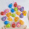 50Pcs Cute Resin Turtle Diy Craft Glow In Dark Cartoon Vegetable Fruit Turtles Figurines For Desk Decor Ornament