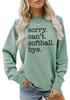 European and American Women's Oversized Long Sleeve Sweatshirt