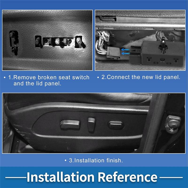 Power Seat Switch For Dodge RAM 1500 2500 3500 4500 5500 Adjust Recline Recliner Switch-A87Q
