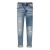 Armani Exchange Mens Distressed Tapered Jeans