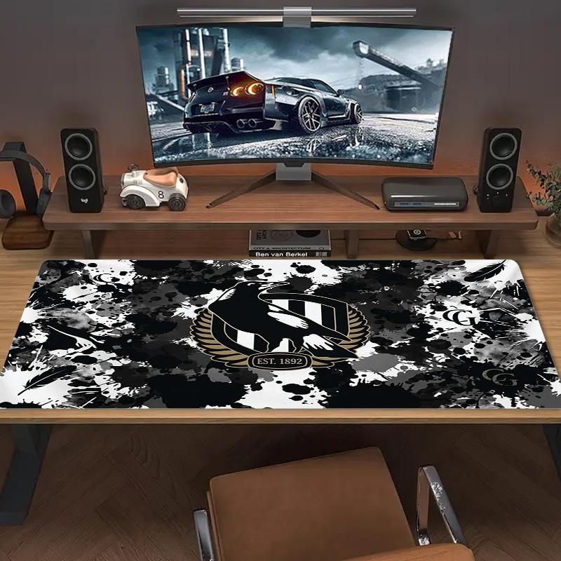 Collingwood Magpies Color Mouse Pad Large Gaming Table Cushion Non-slip Laptop Tablet Big Mousepad XXL Mat Mini PC Playmat With Lock edge