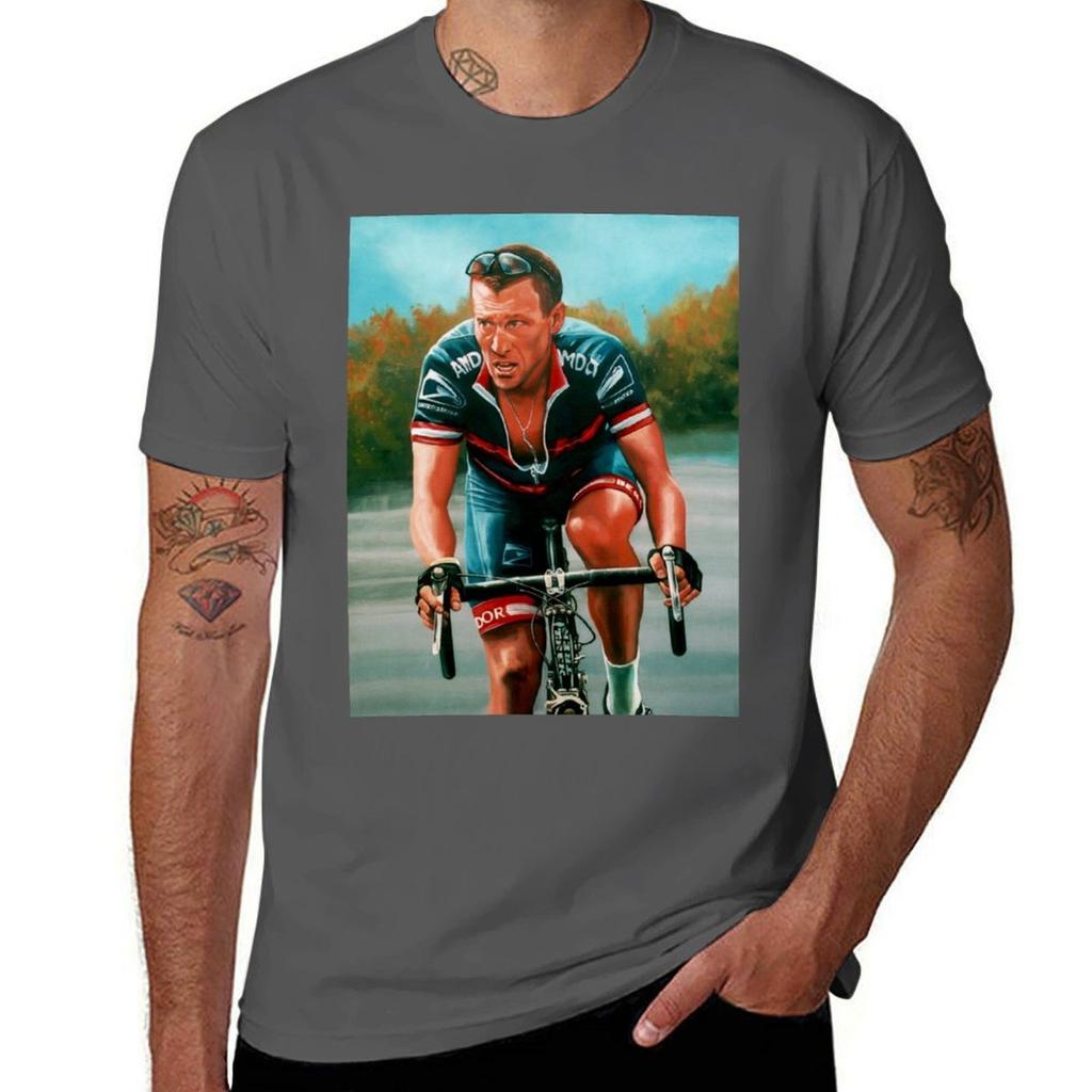 Lance Armstrong Tshirt Quick Dry Training Short Sleeve Tee
