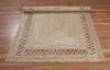 Jute Rectangle Rug Handmade Natural Rug for Any Space Look Rustik Decor For Any Space Area
