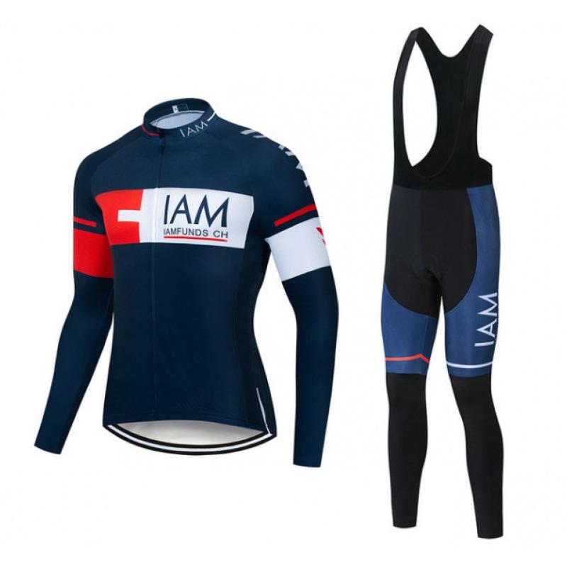 Traje de Ciclismo IAM de Manga Larga Versión Tour De France 2026, Traje de Patinaje sobre Ruedas, Traje de Bicicleta de Equilibrio, Traje de Béisbol