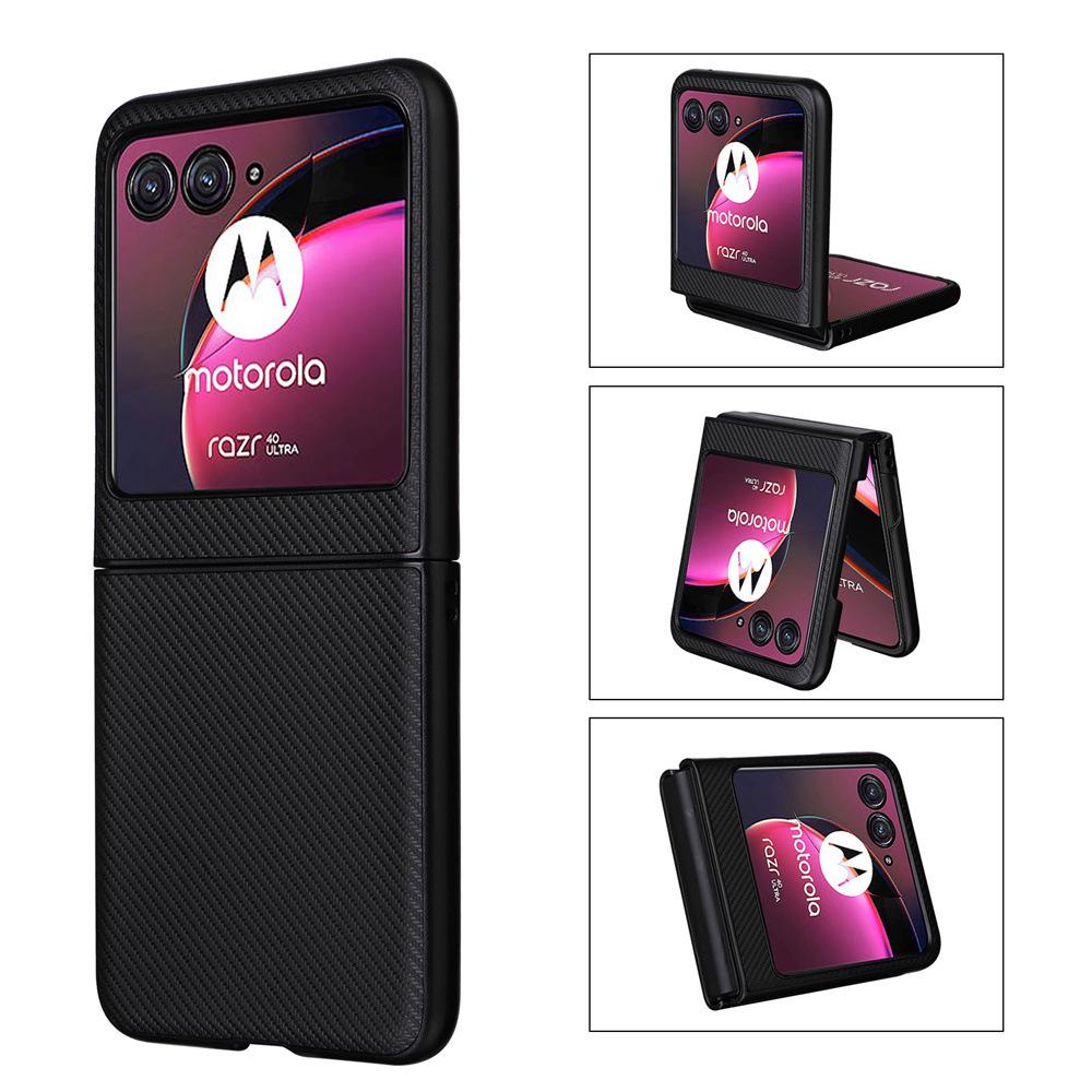 Motorola Razr40 Ultra Retro Leather Grain Protective Phone Case