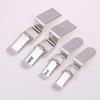 90 Degrees Duck-Mouth Buckle Hook Lock Stainless Steel Spring Loaded Draw Toggle Latch Clamp Clip Silver Hasp Latch Catch Clasp