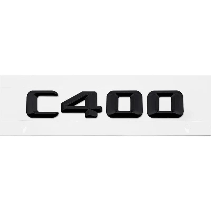 Alloy ABS Car Letter Stickers Rear Trunk Badge for Mercedes Benz C Class C240 C250 C260 C280 C300 C320 C350 C400 C500 Emblem