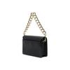 Versace Jeans Couture Chaîne Logo Doré Bandoulière Sac à Main Similicuir Sacs à Main Femme Noir 75VA4BL3ZS467899