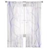Line Gradient Pattern Purple Abstract Voile Sheer Curtains Living Room Window Tulle Curtain Kitchen Bedroom Drapes Home Decor