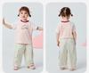 Mini Balabala Girls' Baby Pants with Breathable and Anti Belly Features, Adjustable Foot Openings for Summer