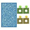 Leaves Silkscreen-Stencils Reusable Silkscreen Print Kit DIY Jewelry Home-Decor