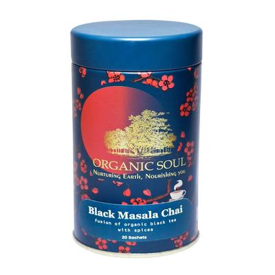 Bio-Schwarz-Masala-Tee (20er Packung, 2g), Schwarzer Masala Tee, Bio Seele