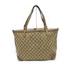 Gucci 247209 GGCanvas Tote Bag with Pouch GGCanvas Beige X Brand/GoldHardware