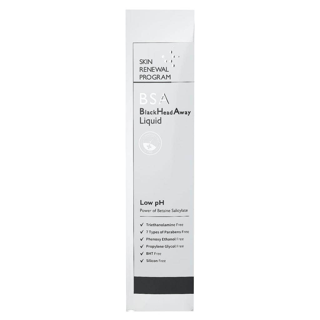Skin Renewal Program, Bsa Black Head Away Liquid, 110G(3.38Oz)