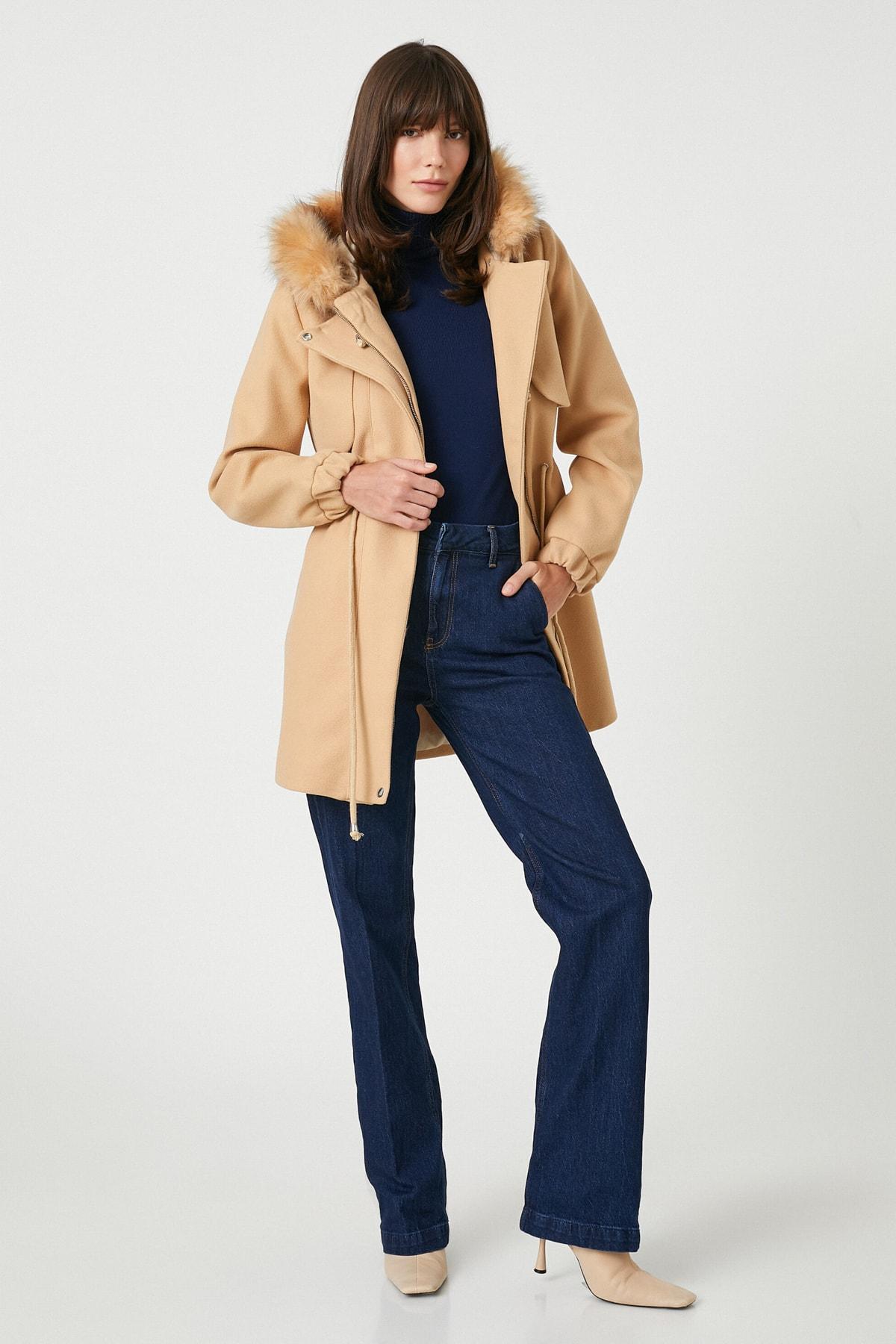 

Женское Бежевое Пальто 3WAK00165EW..