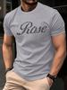 Letters Composed Of Diamond Patterns Design Men T Shirts Fashion TShirt Cotton Casual Clothing Summer Loose Unisex Streetwear