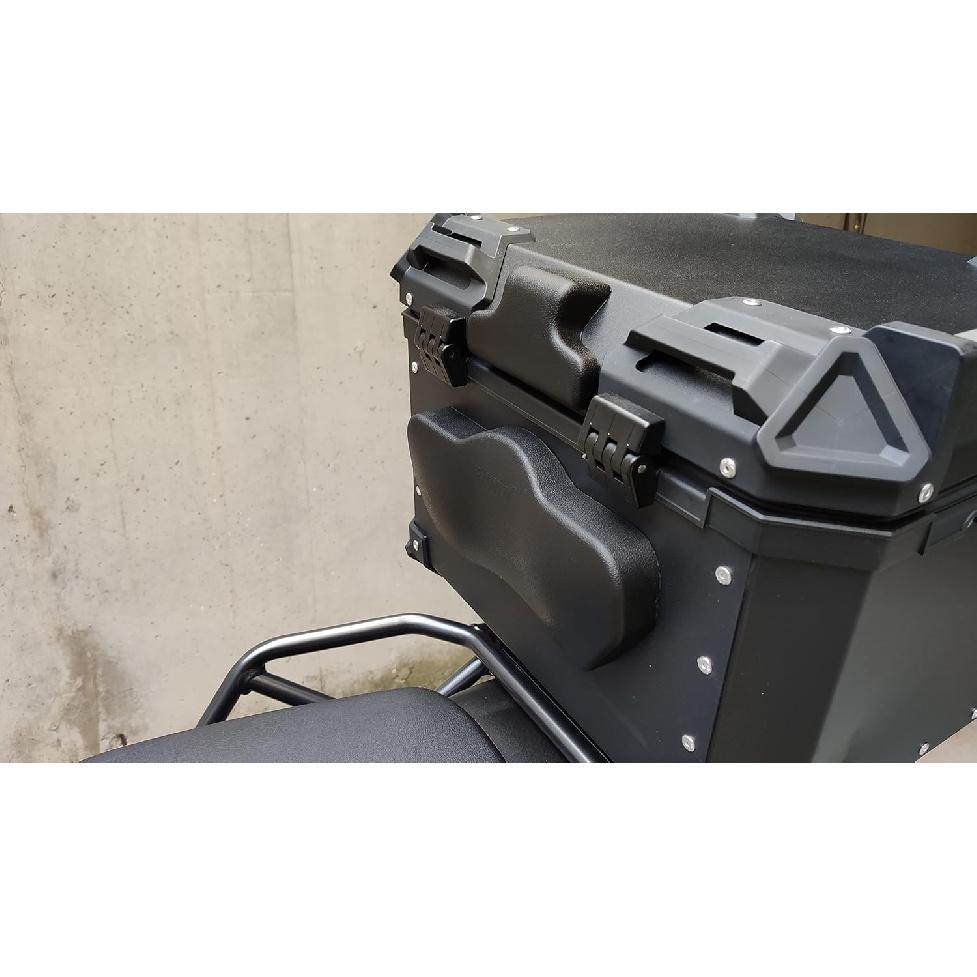Hinteres Topcase Kissenpolster für F800GS F800 GS ADV R1250GS R1200GS R1200 GS Adventure, Beifahrer-Rückenlehnenpolster Kofferaufkleber für F700GS F750GS G310GS