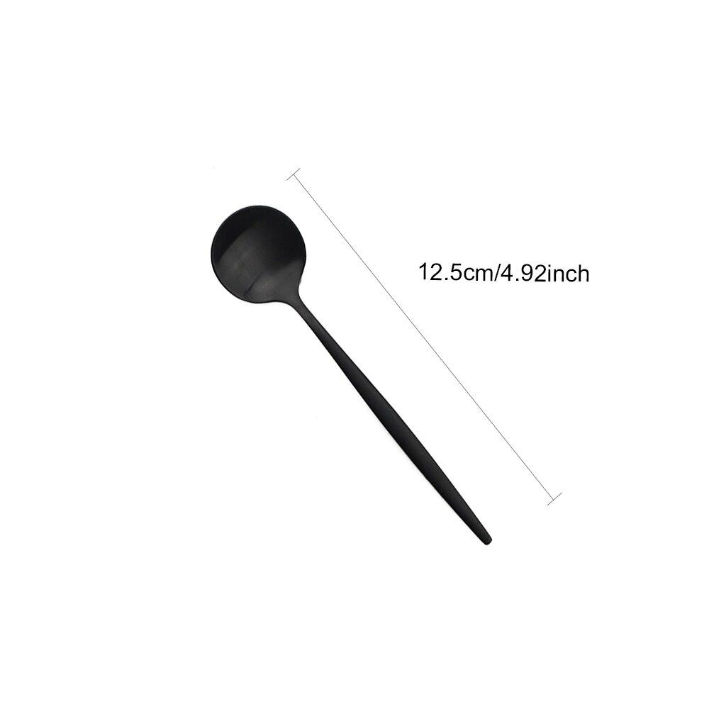 Černá matná sada příborů nůž vidlička lžíce jídelní sada kuchyňské příbory příbory sada příborů sada nádobí z nerezové oceli