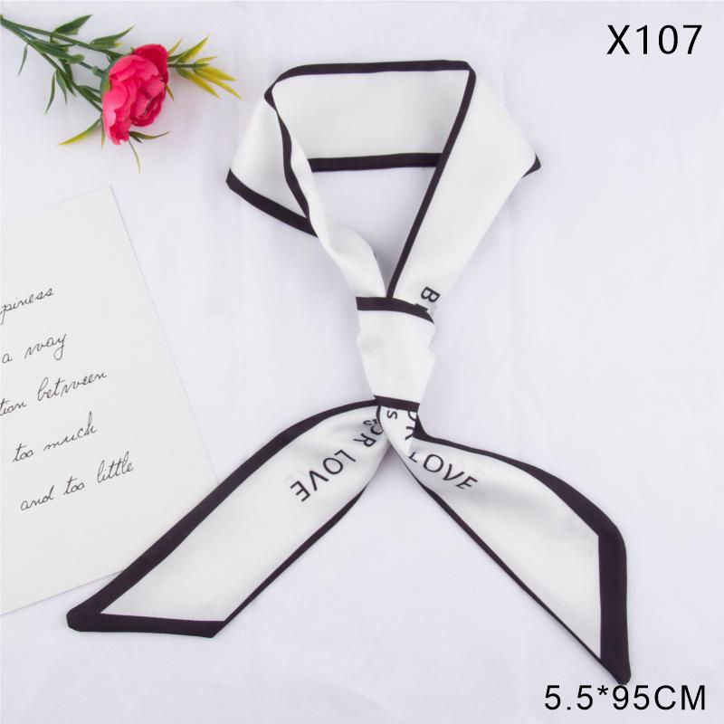 Versatile Vintage Silk Scarf: Hair Tie, Headband, Bag Accessory