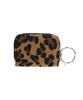 Animal Triple Logo Zip-Up Hoodie with Printed Coin and Card Case. ANIMAL PRINTED COIN & CARD CASE 105243054017 BEIGE ONE SIZE