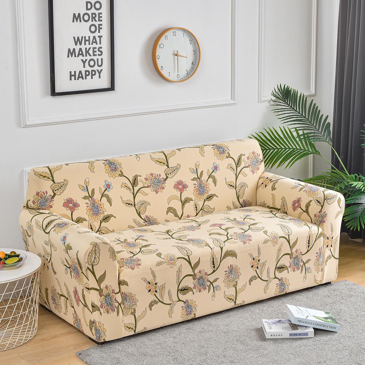 

1 эластичный чехол для дивана с принтом, в комплекте все необходимое, противоскользящий, устойчивый к воздействию пыли и кошек, прочный, можно мыть, подходит для декора и защиты домашнего дивана. 1-Seater