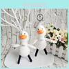 Adorable Plush Duck Keychain Cute Cartoon Duckling Pendant For Couples Gift