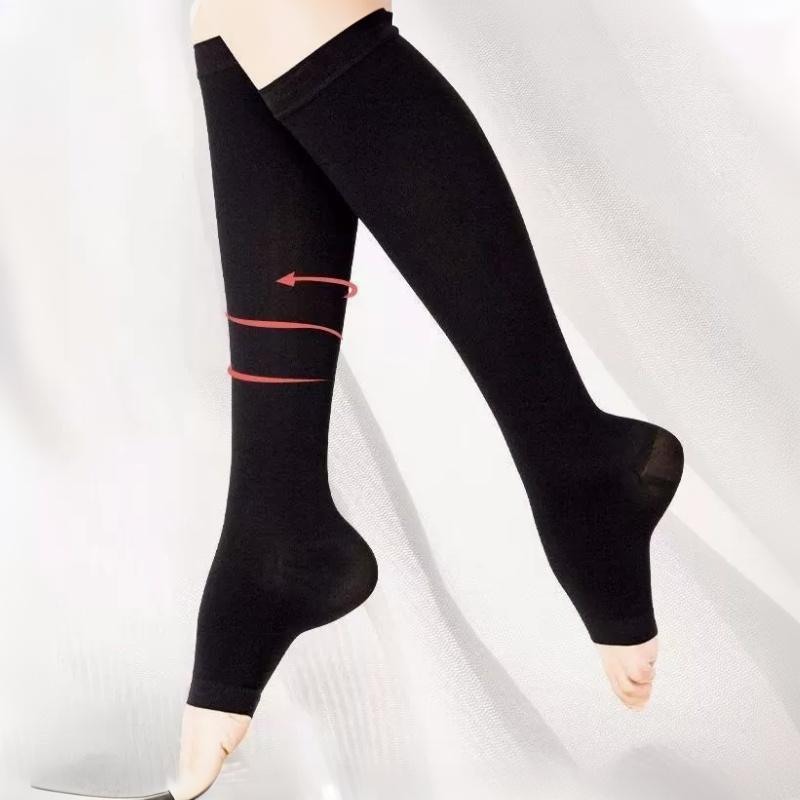 1Pair High Pressure Compression Prevent Socks Open Toes Reduce Vascular Symptoms For Both Men Women
