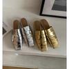Footwear Shoes Slides Elegant Women Pumps Shoes New in New Fashion Square Head Slippers Low Heels Shoes Female Slip on Mules