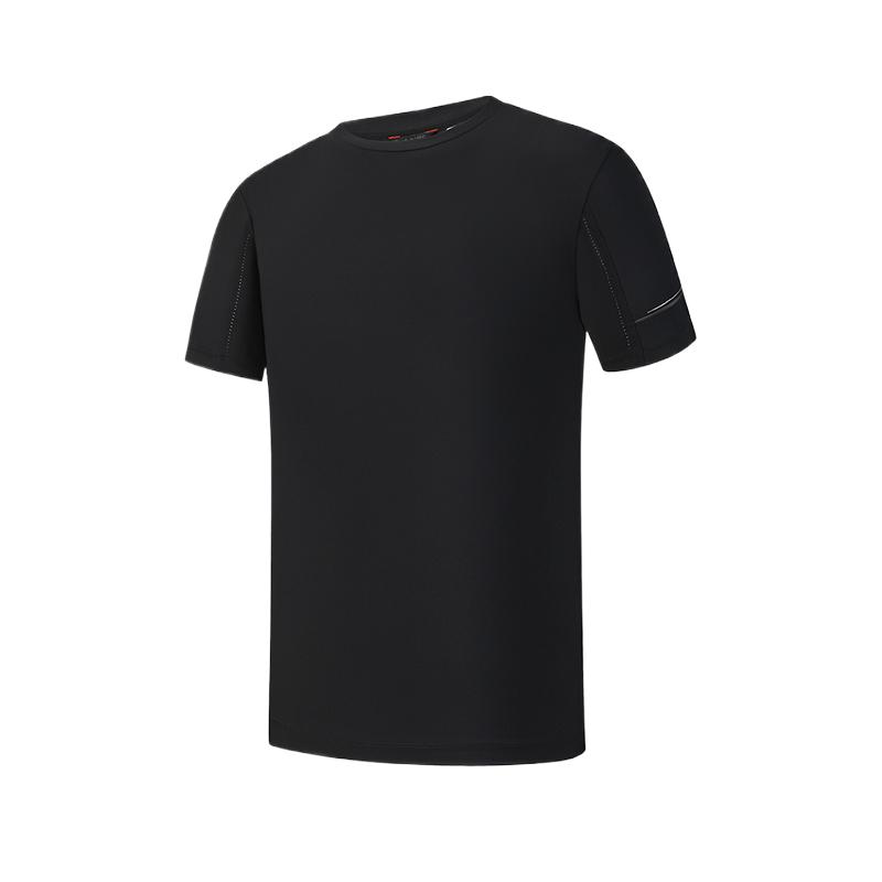 Men's FILA Golf T-Shirts Men's Pitch Black Crew Neck Moderate