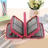 Neatly Organized 4 Level Pencil Holders With 72 Dedicated Slots Waterproof Cloth Fabric Stationeries Organizers Bag
