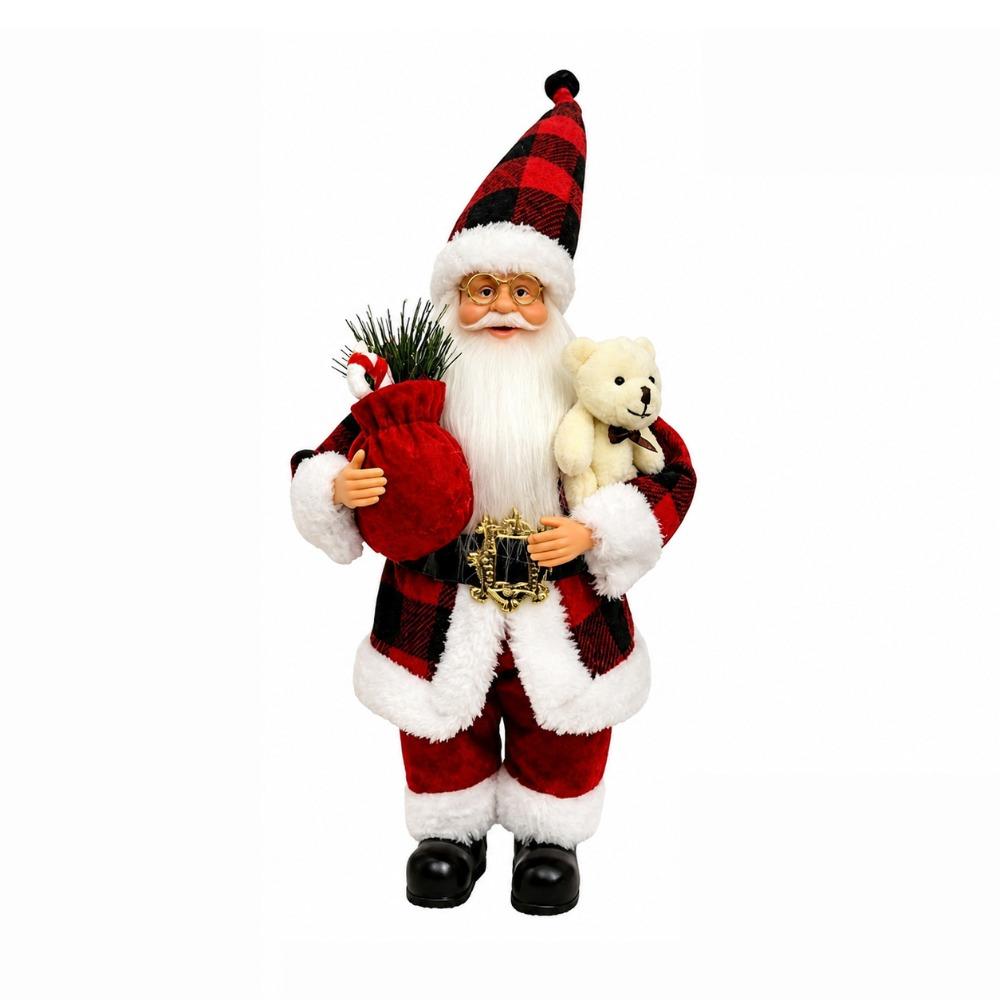 Cute Santa Claus Doll Creative Christmas Ornament Standing Santa Doll Christmas Gifts
