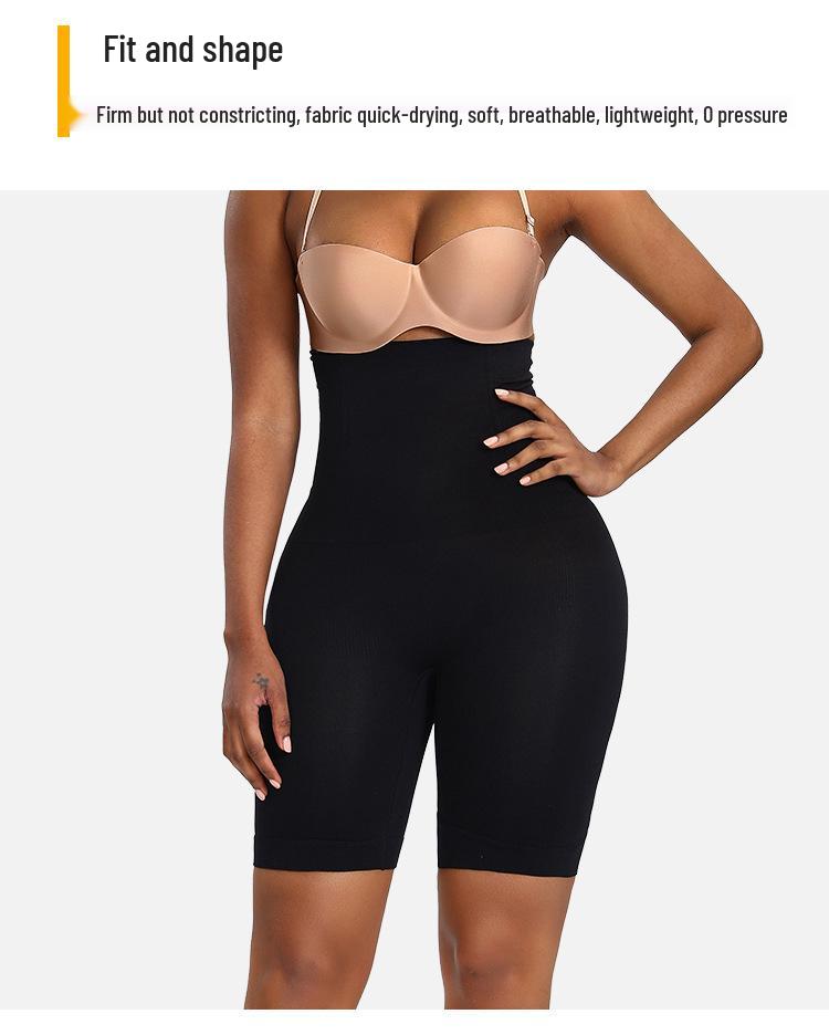 Übergröße High-Waist Anti-Roll Bauchweg Shapewear Shorts