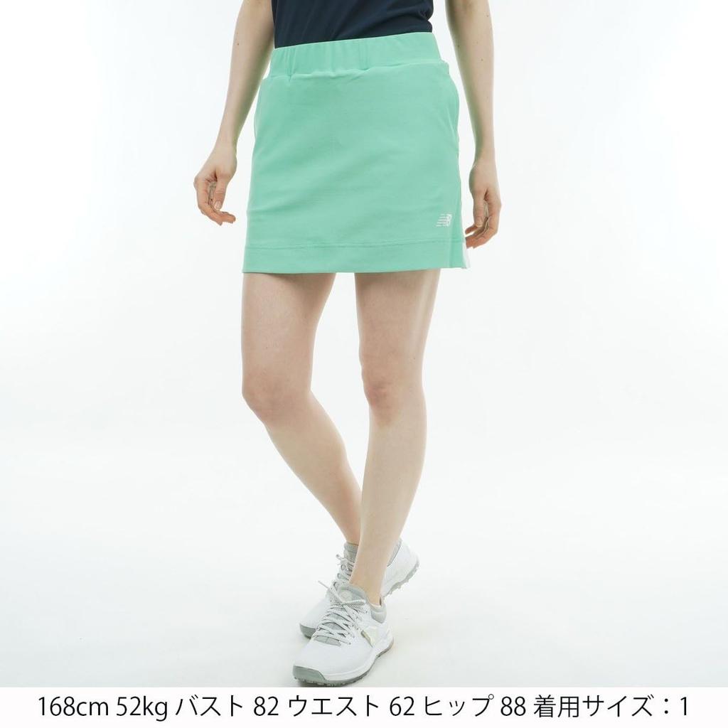 Golf Sweat Absorbent Quick Drying Skirt With Stretch Green 00 [New Balance] Women's (FIELDSENSOR EX Inner) / 012-4134511 131_Light [XS]