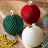 Rotate Ball Silicone Candle Mold Golden Bell DIY Resin Plaster Making Kit Handmade Christmas Souvenirs Winter Home Decor