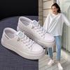 Leather Spring and Autumn New Flat Bottom Two Wear College Style Comfortable Board Shoes