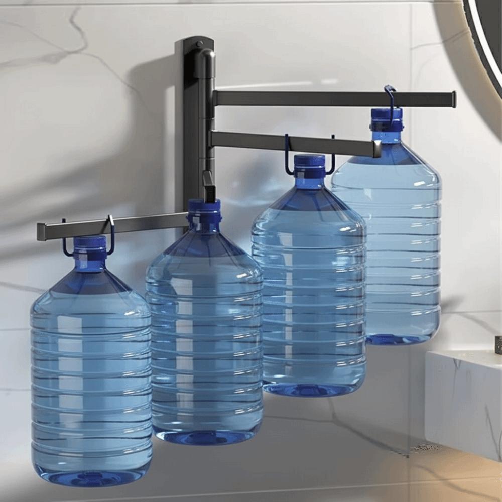 Multi-pole Suction Cup Towel Rack 180°Rotating Clothes Hanger Fashion Bathroom Towel Pole Rag