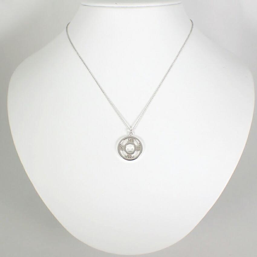 [Used] TIFFANY 925 Open Atlas Medallion Pendant/Necklace/g508-63