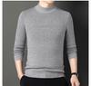 Men's Winter Velvet Pullover Sweater - Anti-Cold, Thick, Half-High Collar, Luxurious, Warm to -15°C