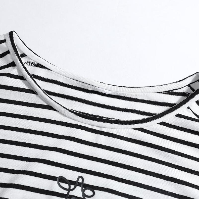 Women's Striped Casual Two-Piece Set