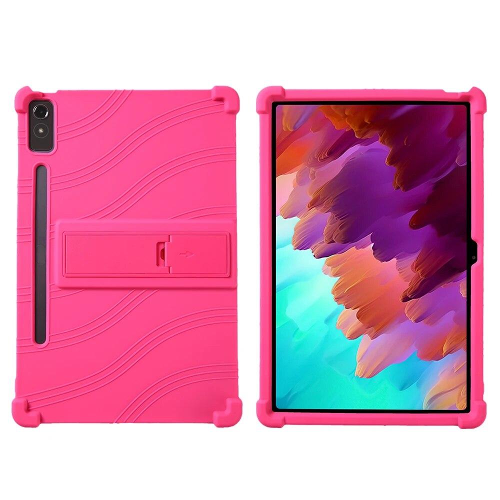Armor Soft Silicon Cover for Lenovo Tab P12 Xiaoxin Pad Pro 12.7 Inch 2023 TB-371FC TB370FU Qitian K12 12.7 Inch TB240FC Tempere Glass