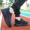 Flat Bottomed Sports Leisure Shoes Black Running, Ultra Light PU Leather Waterproof Hiking Shoes New Jeans Men's Walking Shoes