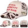 Women I Do All The Pretty Girls' Hair Baseball Net Caps Spring Summer Outdoor Use Adjustable Casual Hats Sunscreen Hat Sportss Cap For Men And