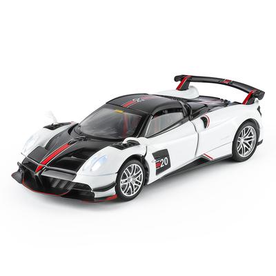 1/32 Pagani Huayra BC Alloy Sports Model Diecast Metal Track Racing Car Vehicles Model Simulation Sound and Light Kids Toys Gift