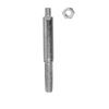 Grinding Head Replacement Tool for Chain Grinder Accessories Durable Metal Shaft with Threaded End and Hex Nut for Secure Attachment