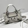 2025 New Rivet Crossbody Bag One Shoulder Handbag Motorcycle Bag Cross-border Women's Bag Large Capacity Bag