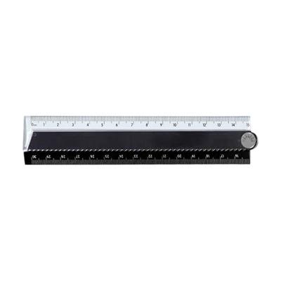 Safety Foldable Ruler For Kids Homework Foldable 30cm Measuring Tool With Nonslip Grip And Shatter Resistant