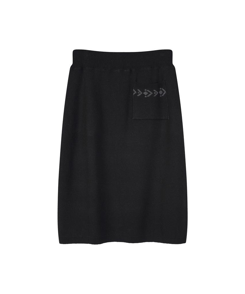 Outdoor Products W Navajo Knit Skirt (Black)